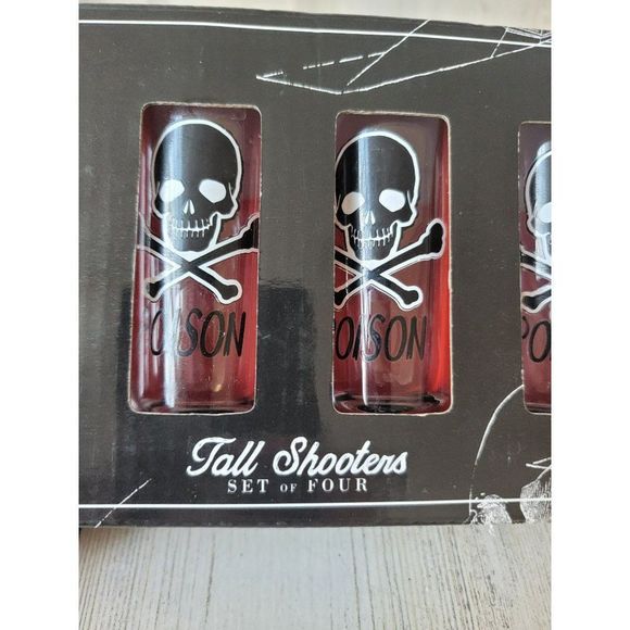 TMD Holdings Tall skull Shot glass set Halloween - Picture 7 of 7